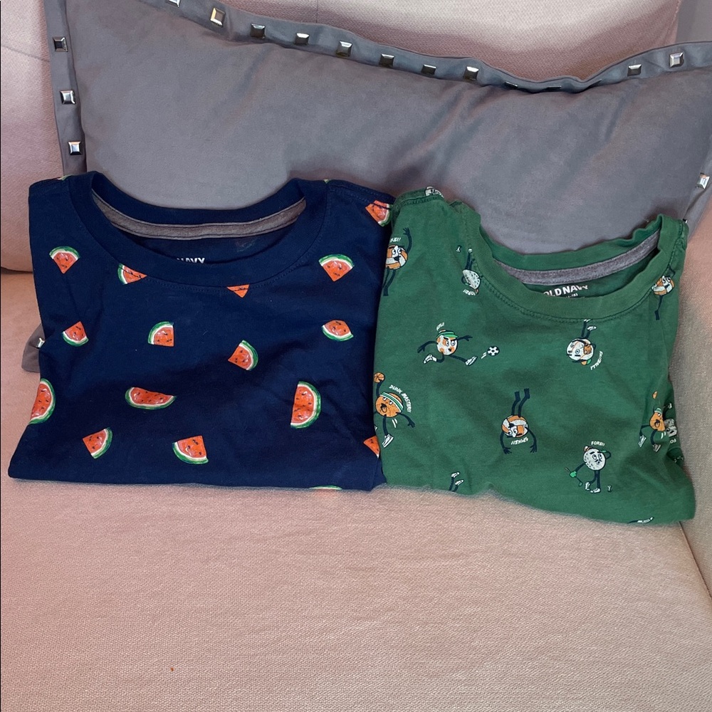Old Navy Set of Two Boys Graphic T-Shirts XL (12-14)